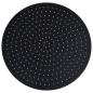 Preview: Regenbrause Edelstahl 50 cm Rund Schwarz