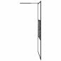 Preview: Duschwand f?r Walk-In Dusche 115x195 cm ESG Steindesign Schwarz