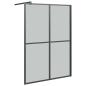 Preview: Duschwand für Walk-in Dusche 140x195 cm Dunkles Sicherheitsglas