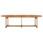 Preview: Garten-Esstisch 280x90x75 cm Massivholz Akazie