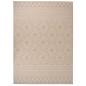 Preview: ARDEBO.de - Outdoor-Teppich Flachgewebe 200x280 cm Braun Gestreift