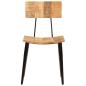 Preview: Esszimmerst?hle 2 Stk. 44x40x80 cm Massivholz Mango