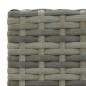 Preview: Barhocker 2 Stk. Grau Poly Rattan