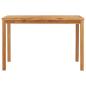 Preview: Garten-Esstisch 120x70x77 cm Massivholz Teak