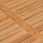 Preview: Garten-Esstisch 120x70x77 cm Massivholz Teak
