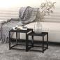 Preview: ARDEBO.de - Beistelltische 2 Stk. MDF Schwarz