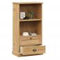 Preview: B?cherregal VIGO 60x35x114,5 cm Massivholz Kiefer