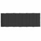 Preview: Sonnenliegen-Auflage Schwarz 180x60x4 cm Oxford-Gewebe