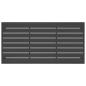Preview: Garten Couchtisch Anthrazit 110x55x35cm Stahl
