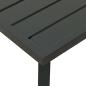 Preview: Garten Couchtisch Anthrazit 110x55x35cm Stahl