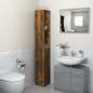 Preview: ARDEBO.de - Badschrank R?uchereiche 25x26,5x170 cm Holzwerkstoff