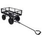 Preview: ARDEBO.de - Gartenwagen Schwarz 250 kg