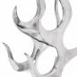 Preview: Weinregal Flammenform Aluminium Silber 9 Flaschen