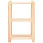 Preview: Lagerregal mit 3 B?den 60?38?90 cm Kiefer Massivholz 150 kg
