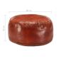 Preview: Pouf Hellbraun 60 x 30 cm Echtes Ziegenleder