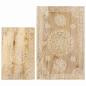 Preview: 2-tlg. Handbemaltes Beistelltisch-Set Massivholz Mango