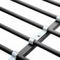 Preview: Etagenbett mit Tischrahmen Grau Metall 90x200 cm
