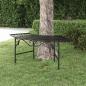 Preview: ARDEBO.de - Baumbank 113 cm Schwarz Stahl
