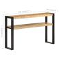 Preview: Konsolentisch 120x30x75 cm Raues Mangoholz