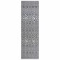 Preview: ARDEBO.de - Outdoor-Teppich Flachgewebe 80x250 cm Blau Gestreift