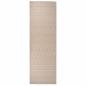 Preview: ARDEBO.de - Outdoor-Teppich Flachgewebe 80x250 cm Braun Gestreift