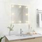 Preview: Wandspiegel mit LED-Beleuchtung Quadratisch Glas