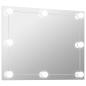 Preview: Wandspiegel ohne Rahmen mit LED-Beleuchtung Rechteckig Glas