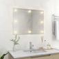 Preview: Wandspiegel ohne Rahmen mit LED-Beleuchtung Rechteckig Glas