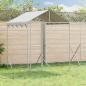 Preview: ARDEBO.de - Outdoor-Hundezwinger mit Dach Silbern 10x2x2,5 m Stahl Verzinkt