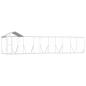 Preview: Outdoor-Hundezwinger mit Dach Silbern 10x2x2,5 m Stahl Verzinkt