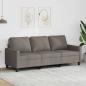 Preview: ARDEBO.de - 3-Sitzer-Sofa Taupe 180 cm Stoff