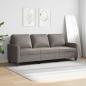 Preview: 3-Sitzer-Sofa Taupe 180 cm Stoff