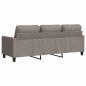 Preview: 3-Sitzer-Sofa Taupe 180 cm Stoff