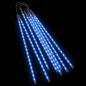 Preview: 8 Stk. Meteorlichter 50 cm 288 LEDs Innen- Außenbereich Blau