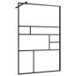 Preview: Duschwand f?r Begehbare Dusche mit Klarem ESG Glas 115x195 cm