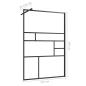 Preview: Duschwand f?r Begehbare Dusche mit Klarem ESG Glas 115x195 cm