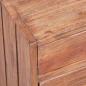 Preview: Nachttisch mit 3 Schubladen 35x25x35 cm Altholz Massiv