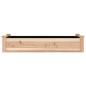 Preview: Hochbeet mit Einsatz 120x45x25 cm Massivholz Tanne