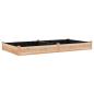 Preview: Hochbeet mit Einsatz 240x120x25 cm Massivholz Tanne