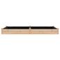 Preview: Hochbeet mit Einsatz 240x120x25 cm Massivholz Tanne