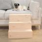 Preview: ARDEBO.de - Haustiertreppe 40x37,5x35 cm Massivholz Kiefer