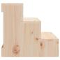 Preview: Haustiertreppe 40x37,5x35 cm Massivholz Kiefer