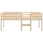 Preview: Hochbett 90x190 cm Massivholz Kiefer