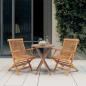 Preview: ARDEBO.de - 3-tlg. Garten-Essgruppe Massivholz Teak