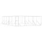 Preview: Outdoor-Hundezwinger Silbern 6x10x2 m Verzinkter Stahl