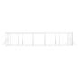 Preview: Outdoor-Hundezwinger Silbern 6x10x2 m Verzinkter Stahl