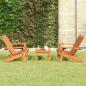 Preview: ARDEBO.de - 3-tlg. Garten-Lounge-Set Adirondack Massivholz Akazie