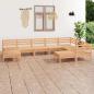 Preview: ARDEBO.de - 9-tlg. Garten-Lounge-Set Massivholz Kiefer