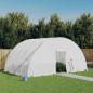 Preview: ARDEBO.de - Gewächshaus mit Stahlrahmen Weiß 24 m² 6x4x2,85 m