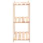 Preview: Lagerregale 3 B?den 3 Stk. 60x38x90cm Massivholz Kiefer 150kg